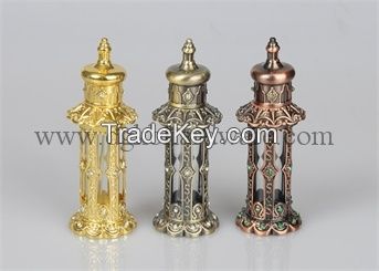 12ml golden metal perfume bottle,empty bottle