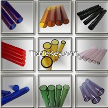 clear and colored borosilicate glass tube with unbeatable price