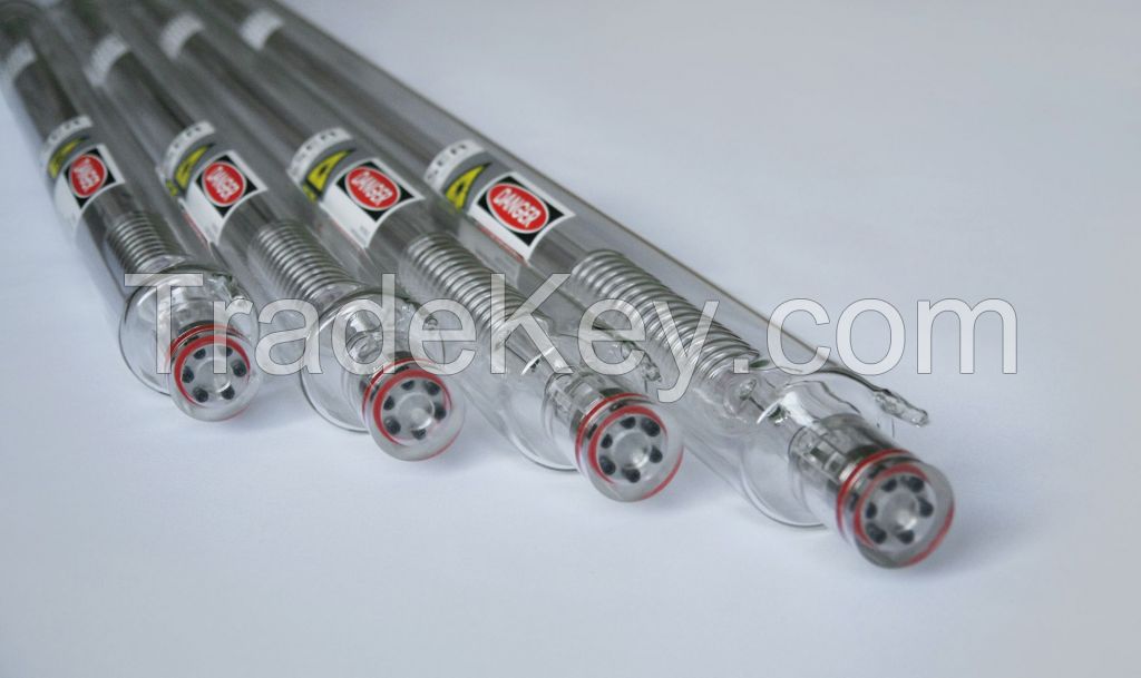 Glass to Metal 130W co2 laser tube for laser engraving, cuting machine