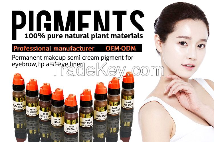 Lushcolor Permanent Makeup Pigment for Eybrow Tattoo Threading OEM Available