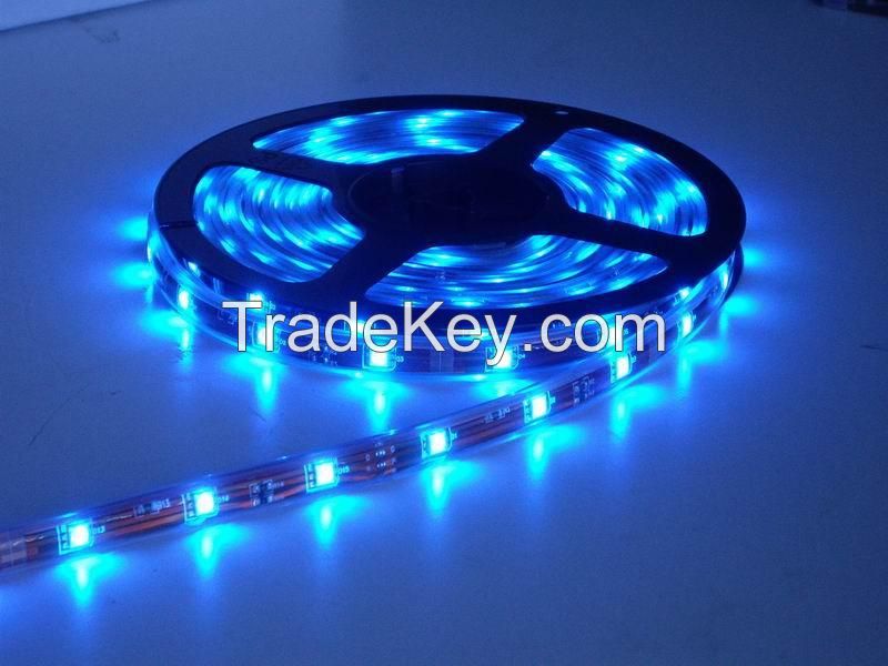 new Full Kit 5m 5050 RGB LED Strip Light+Power adapter+44 Key Remote