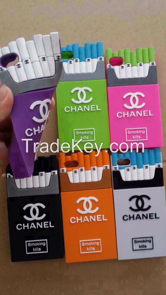 Cell Phone Case 3D Smoking silicone cases