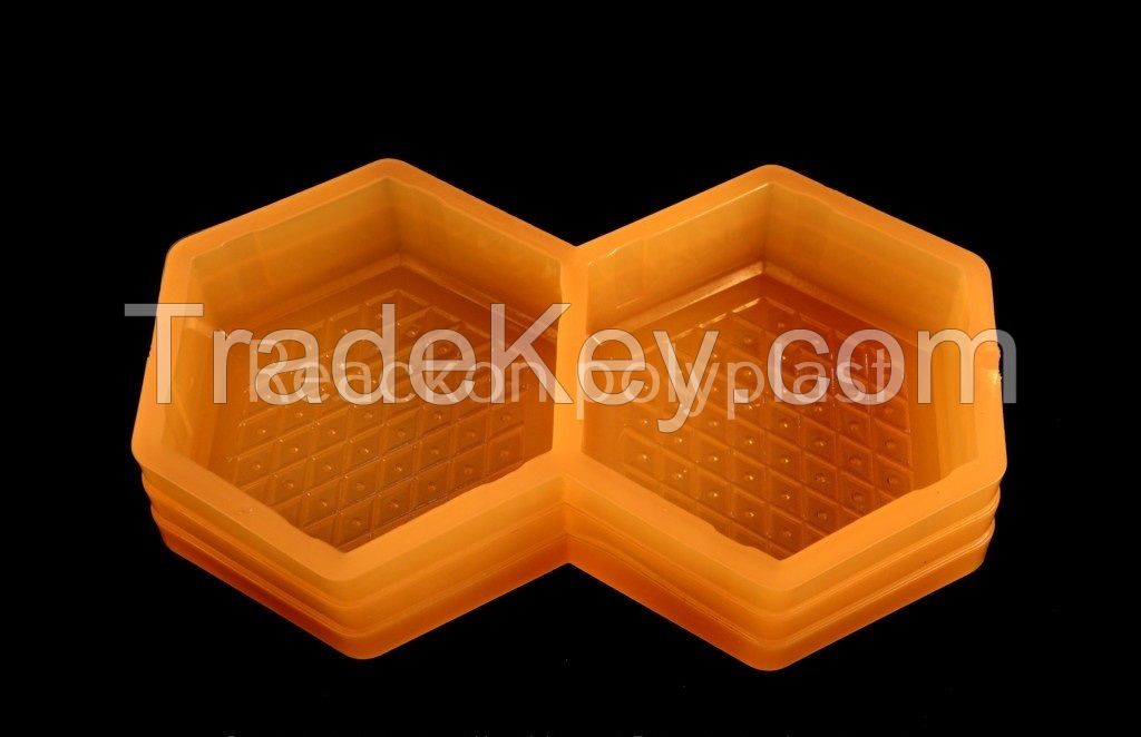 POLYGONE Interlocking Paver Block PVC Rubber Moulds