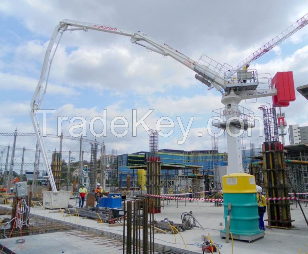 Column And Climbing Concrete Placing Boom 33-38m