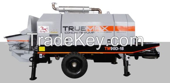 Trailer-mounted Concrete Pump