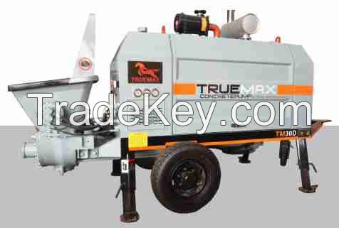 Trailer-mounted Concrete Pump