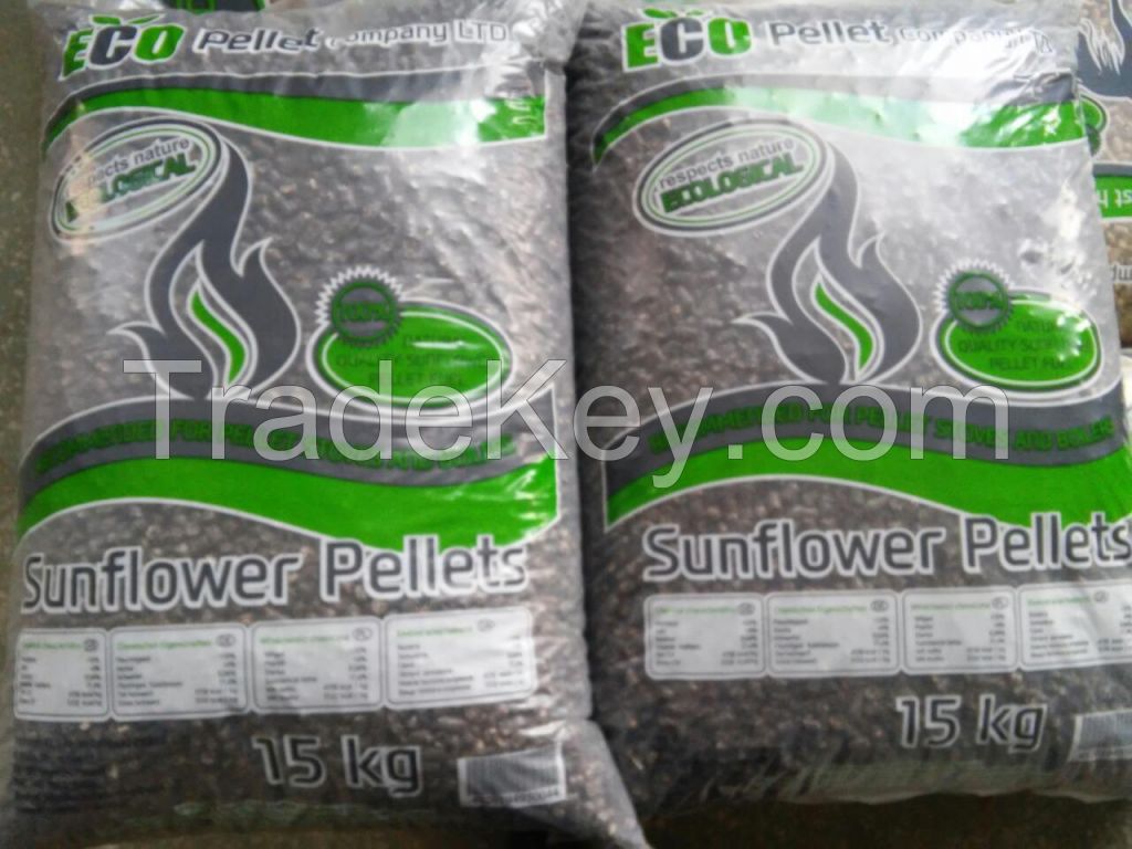 SUNFLOWER HUSK PELLETS