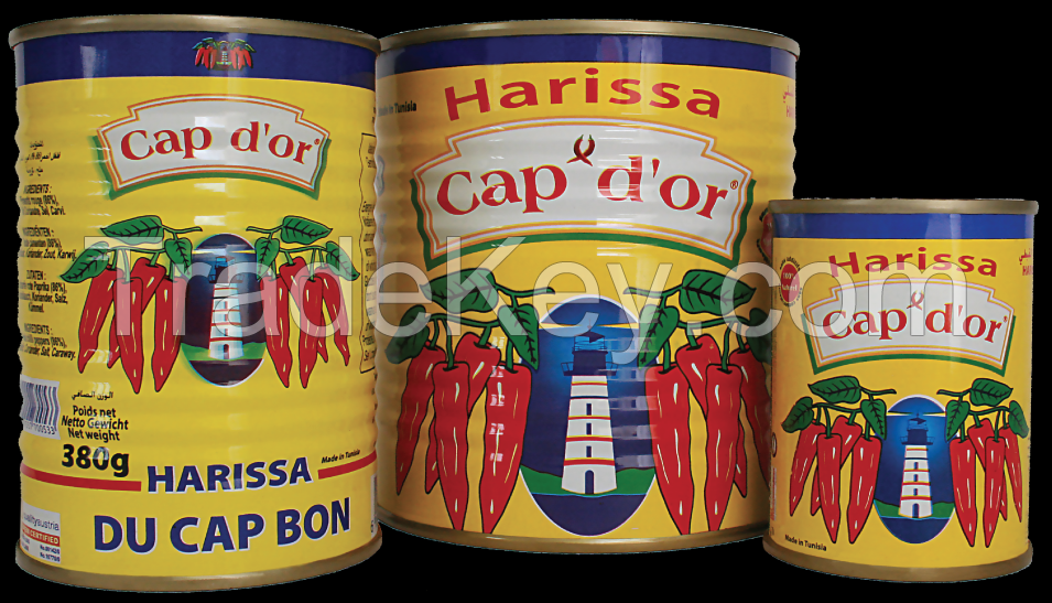 Canned Harissa Sauce CAP D&#039;OR