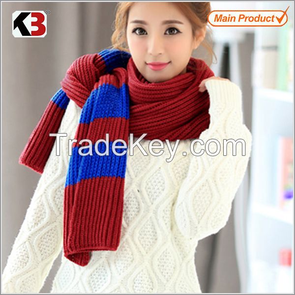 2016 Soft comfortable colorful one layer scarf shawl with tassel wrap