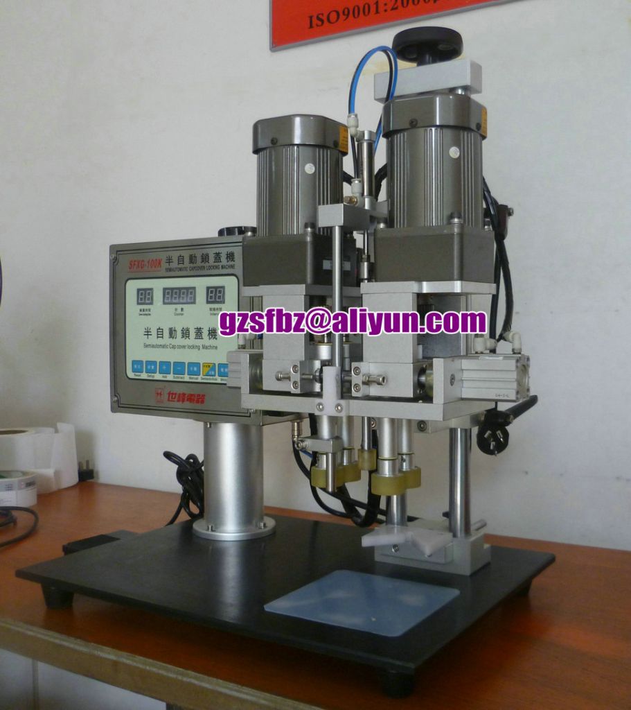 semi automatic screw capping machine