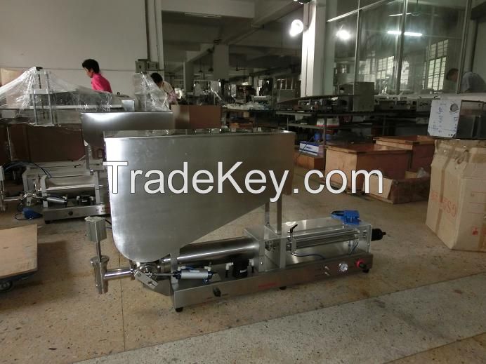 Semi-automatic chili sauce filling machine