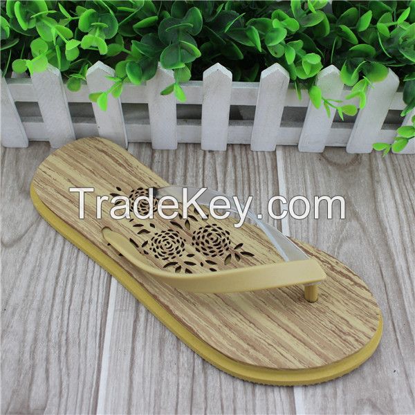 Women style eva material pvc strap flip flops