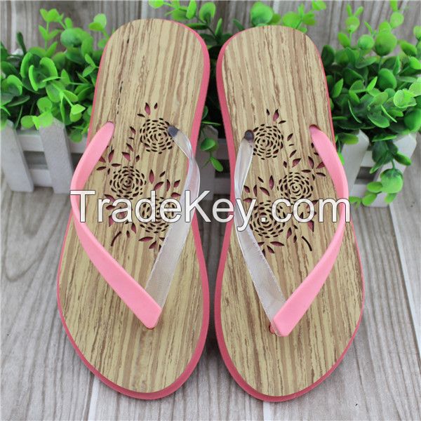 Women style eva material pvc strap flip flops