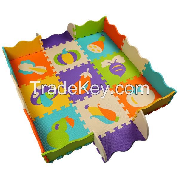 baby eco-friendly interlocking eva foam floor mat