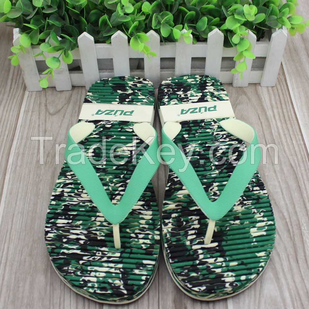 double color pvc strap slipper