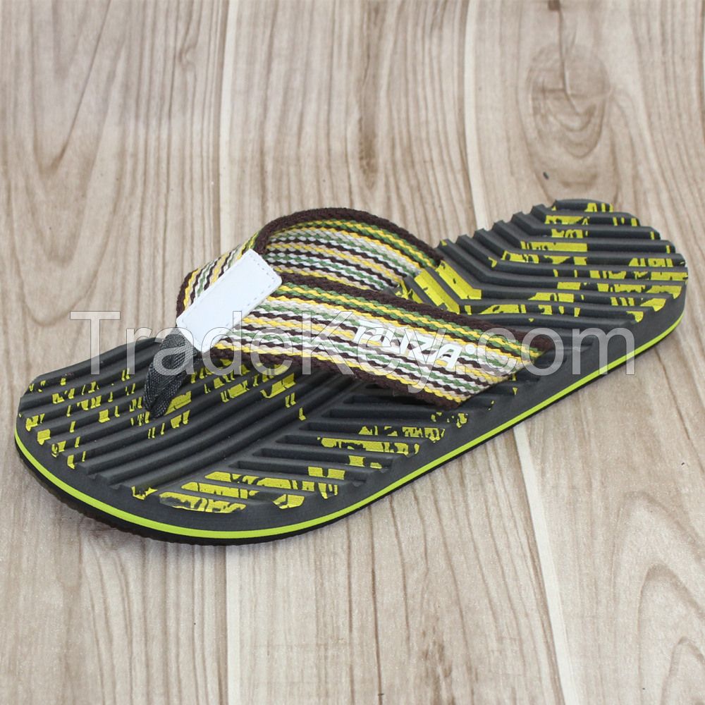 man slipper with printed eva sole