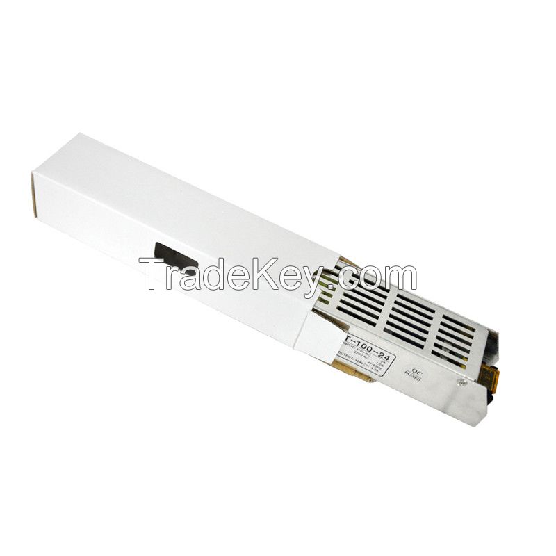 AC 85~265V to DC 24V 100W 4.2A Linear Switching Power Supply for LED