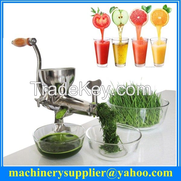 orange manual juicer on sale factory directly sale carrot juicer small wheatgrass juicer