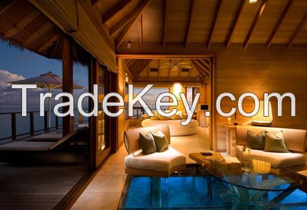 prefabricated knockdown house wooden timber log home