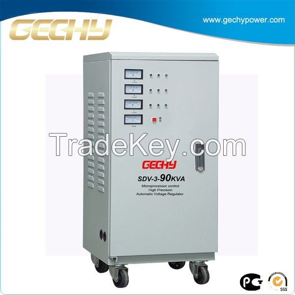  Three Phase Servo Stabilizer Regulator SVC-90KVA for Medical equipment