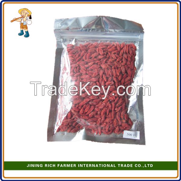 Hot Sale Dried Wolfberry Of 380 Grains Per 50 Gram