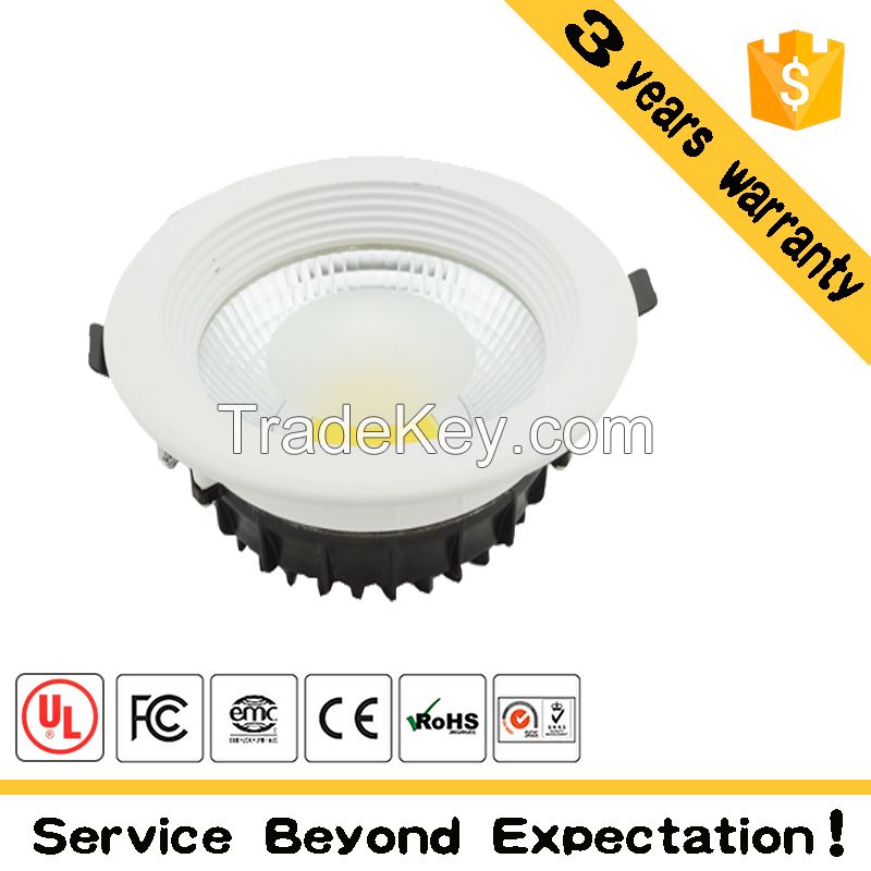 2015 Hot Selling elegant shape high Efficiency Led Downlight, Cheap Wh