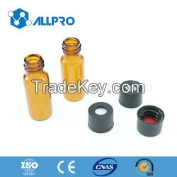 9mm Amber Autosampler Vial with Writing Patch