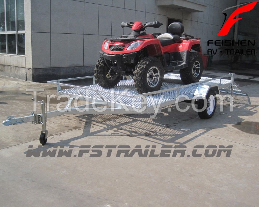 2015 New Hot Dipped Galvanized Atv Trailer With Ramp