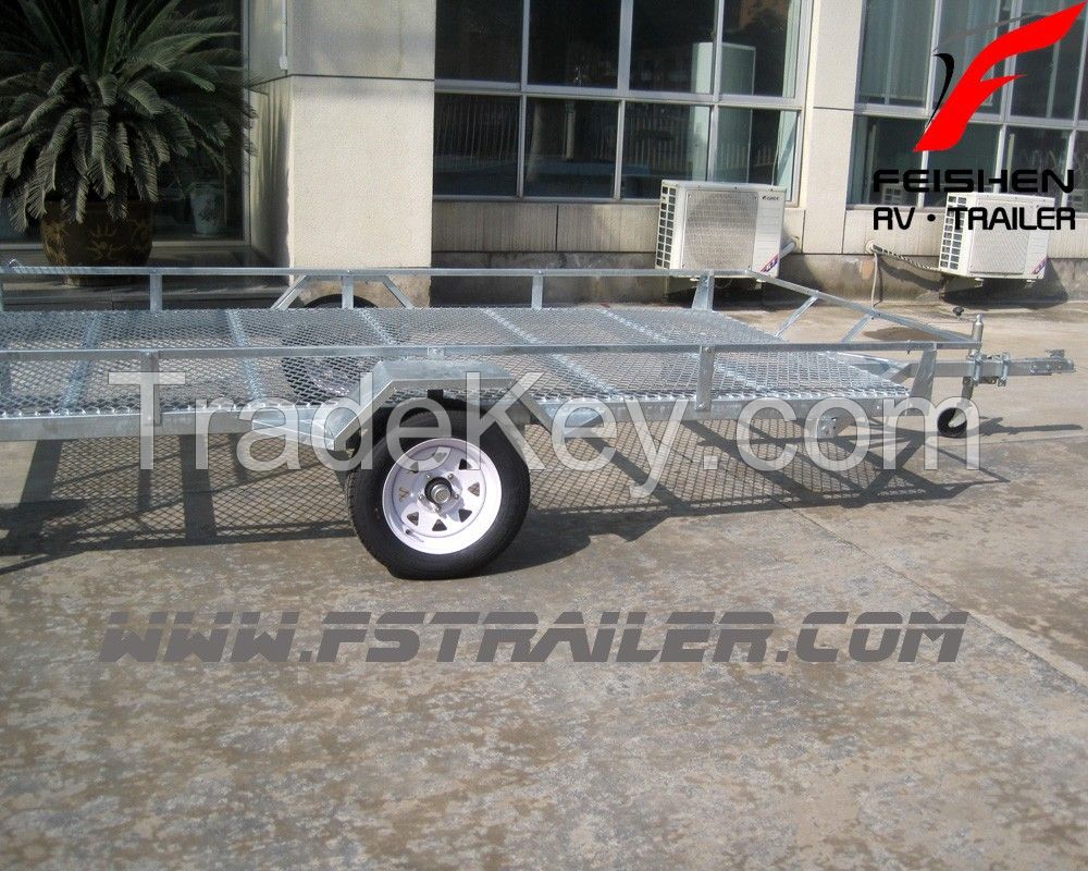 2015 New Hot Dipped Galvanized Atv Trailer With Ramp