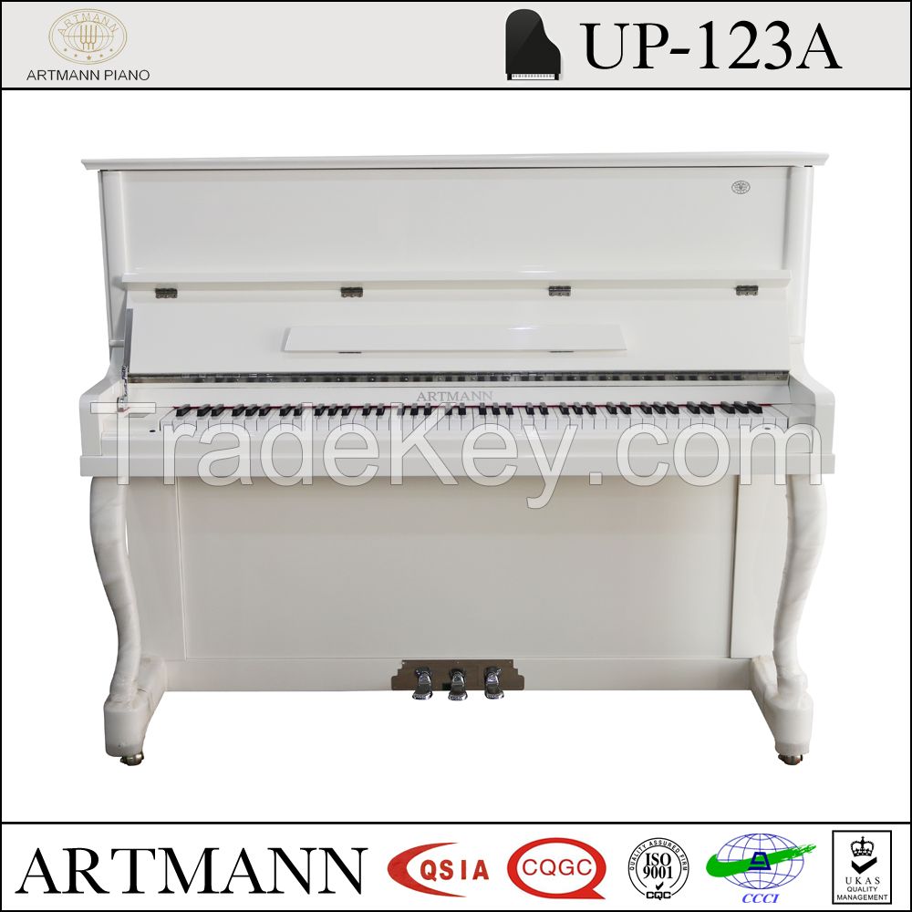 Shanghai Artmann UP123A white acoustic upright piano