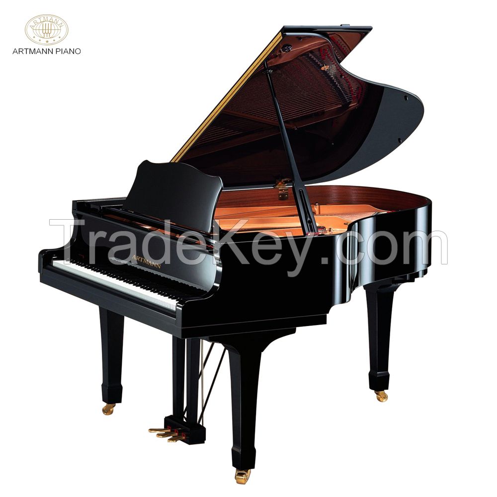 Shanghai Artmann ebony gloss 88 keys GP186 concert grand piano