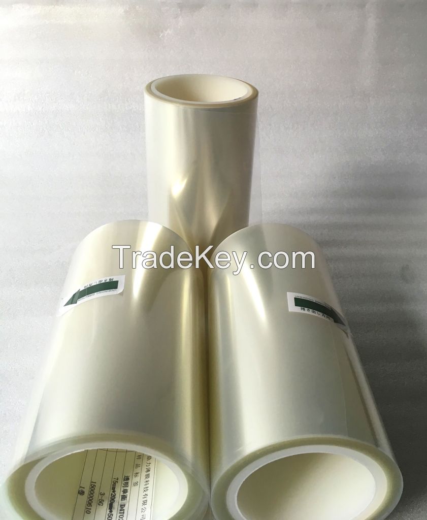 High quality silicone coated release film