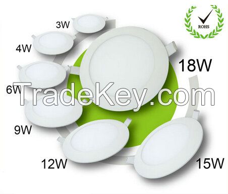 3w 4w 6w 9w 12w 15w 18w 24w Led Panel Light  led donwlight 