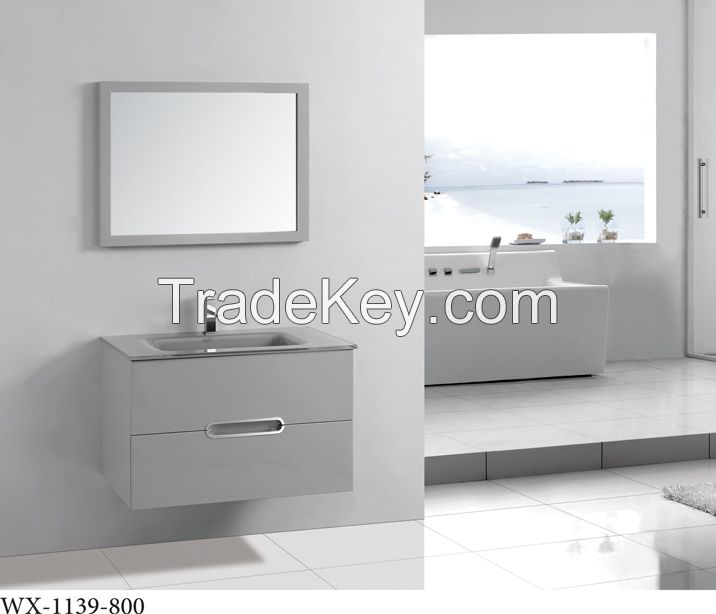 Hangzhou trendy drawers unfinished bathroom wall cabinet