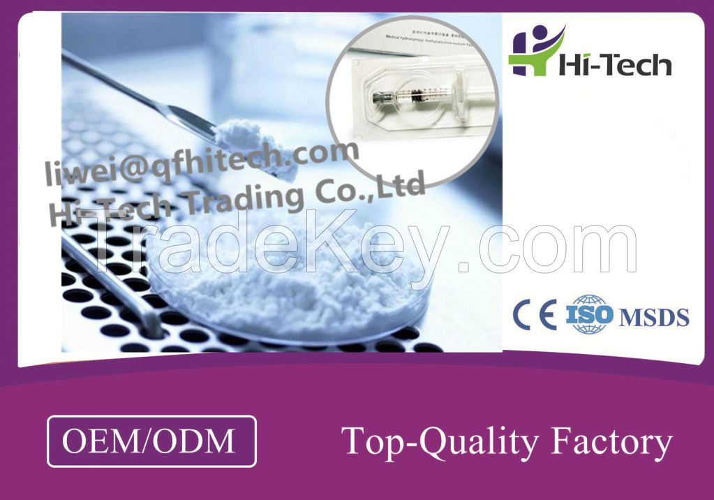 Pure and Stable Sodium Hyaluronate Hyaluronic Acid Injection Grade