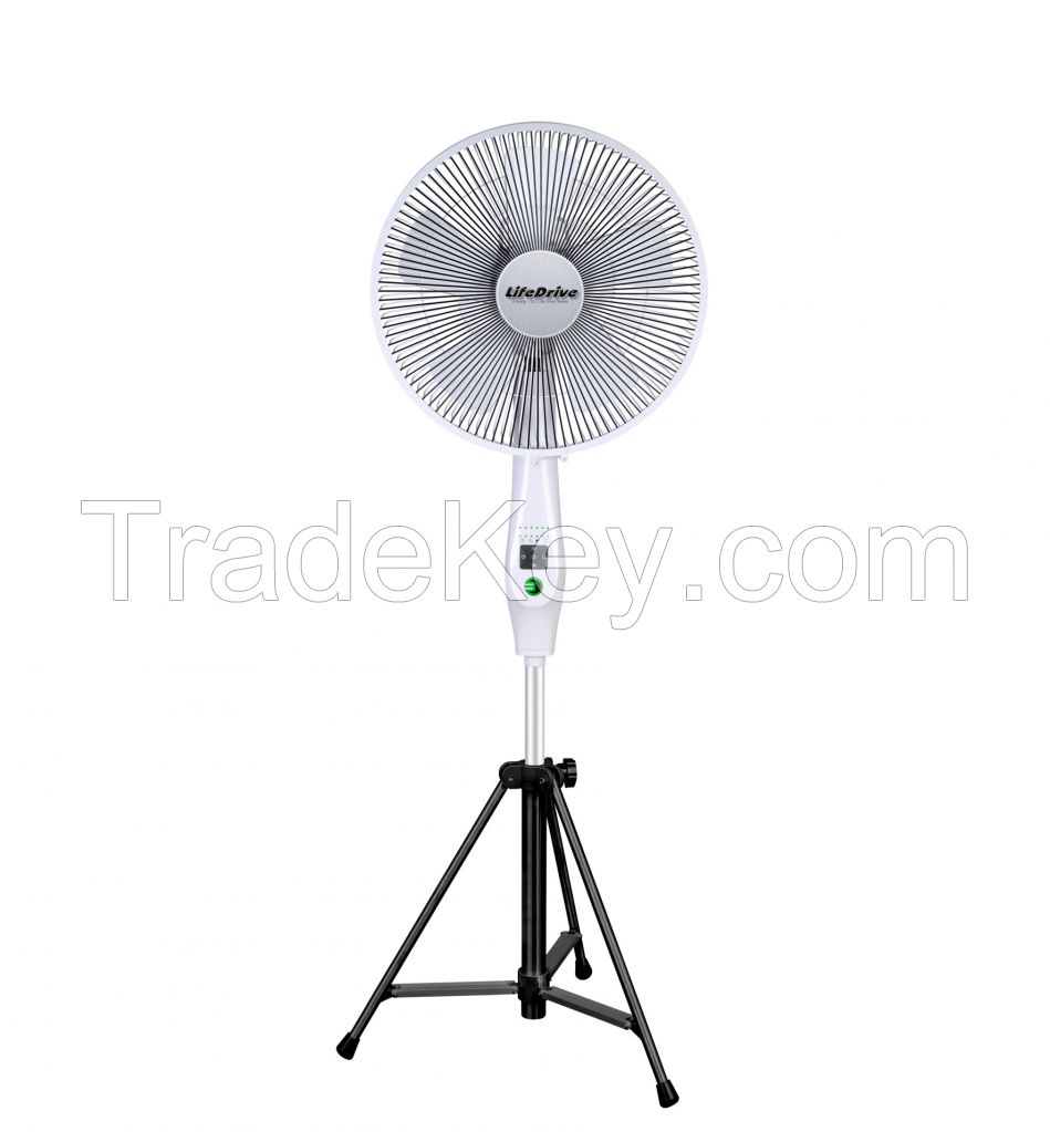 Brady Newest DC Brushless Energy-saving Oscillating Fan With Remote Control &amp;amp; Power Bnak