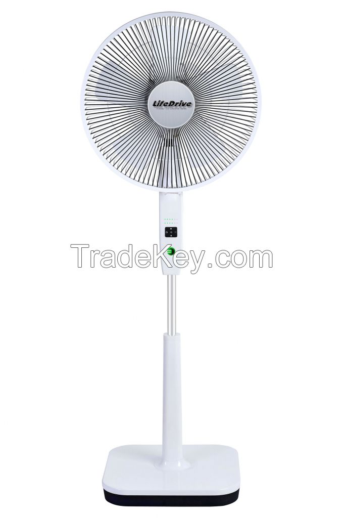 Smart DC Brushless Oscillating Fan with Remote Control &amp; Power BANK