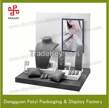 2015 Fashion Popular New Hot Sale wood/mdf jewelry display stand/Rack