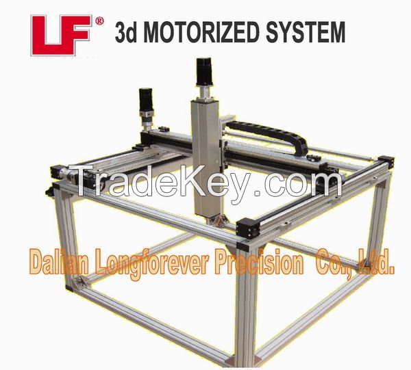 XYZ Motorized linear stage guidance system