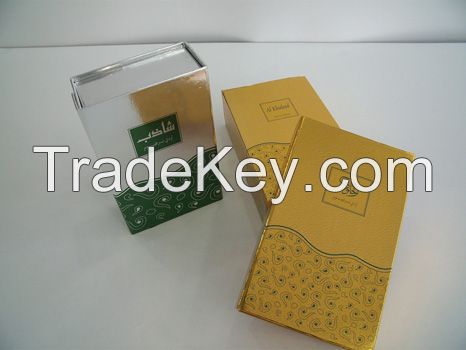 Mirror Golden &amp; Silver Foil Paper Handmade Box