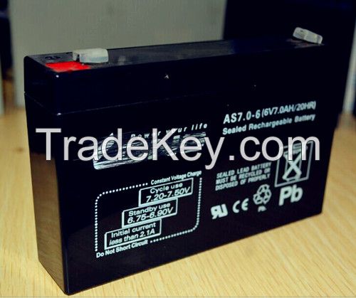 lead acid battery 6v 7ah