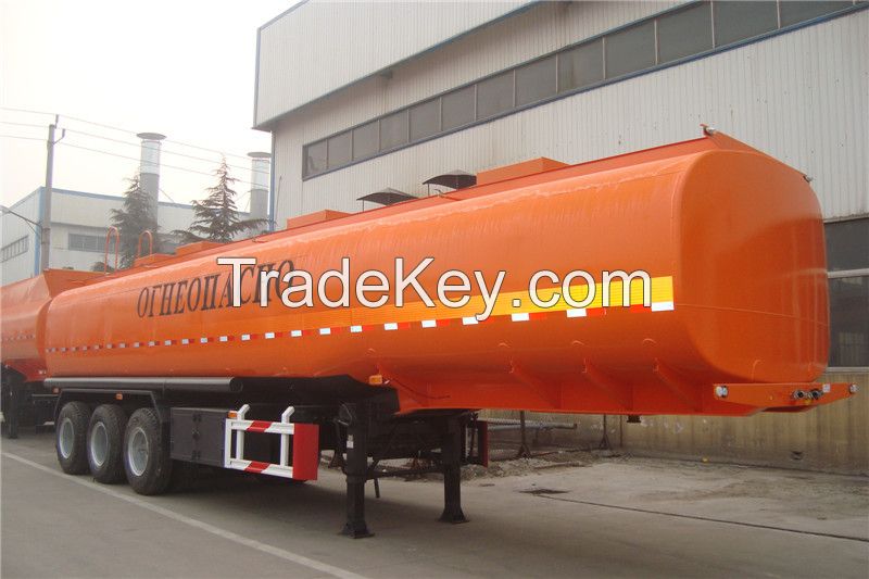 Tri- Axles Fuel Tanker Semi-trailer Dimensions