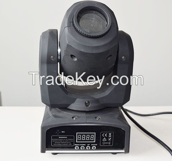 Entertainment Equipment projection light with logo 10W Mini Spot Disco Light LED moving head Light