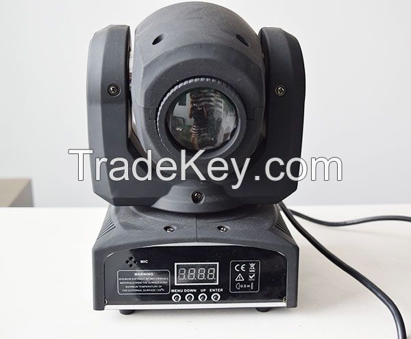 Entertainment Equipment projection light with logo 10W Mini Spot Disco Light LED moving head Light