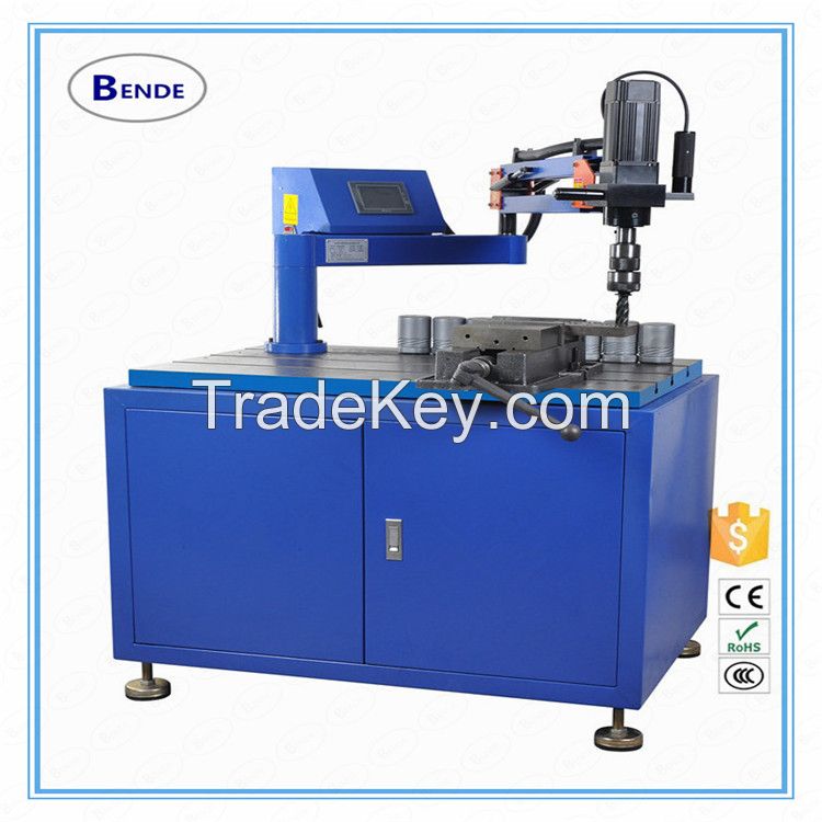 Hot servo electric threading machine for tapping machine