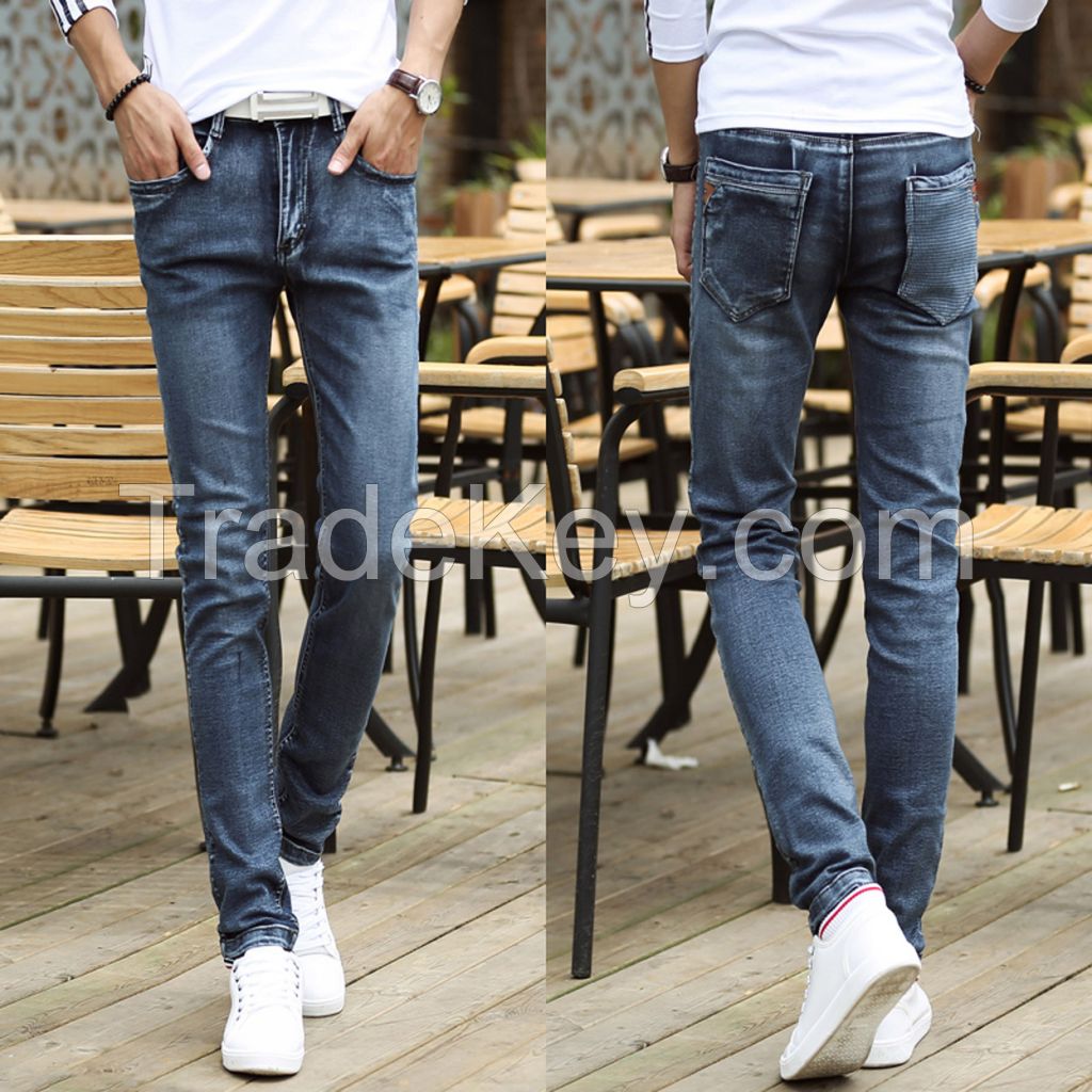 new fashion ripped style destroyed vintage skinny men jeans pants for wholesale