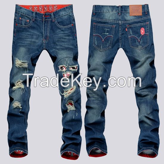 slim skinny denim jeans for men pants