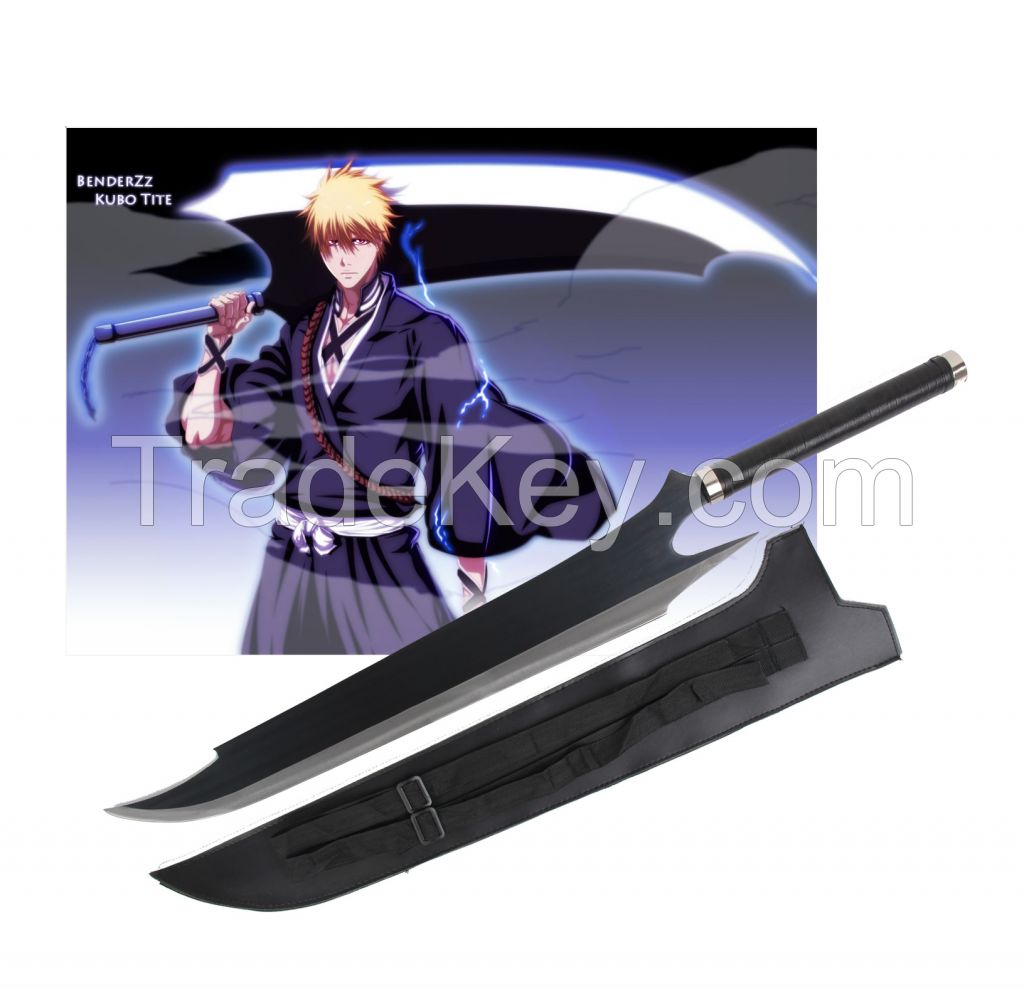 BLEACH, Ichigo's Zanpakuto, Zangetsu, cosplay anime sword