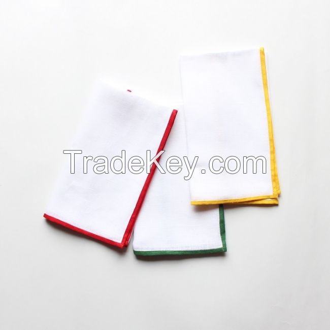 Color Border Embroidered Napkin