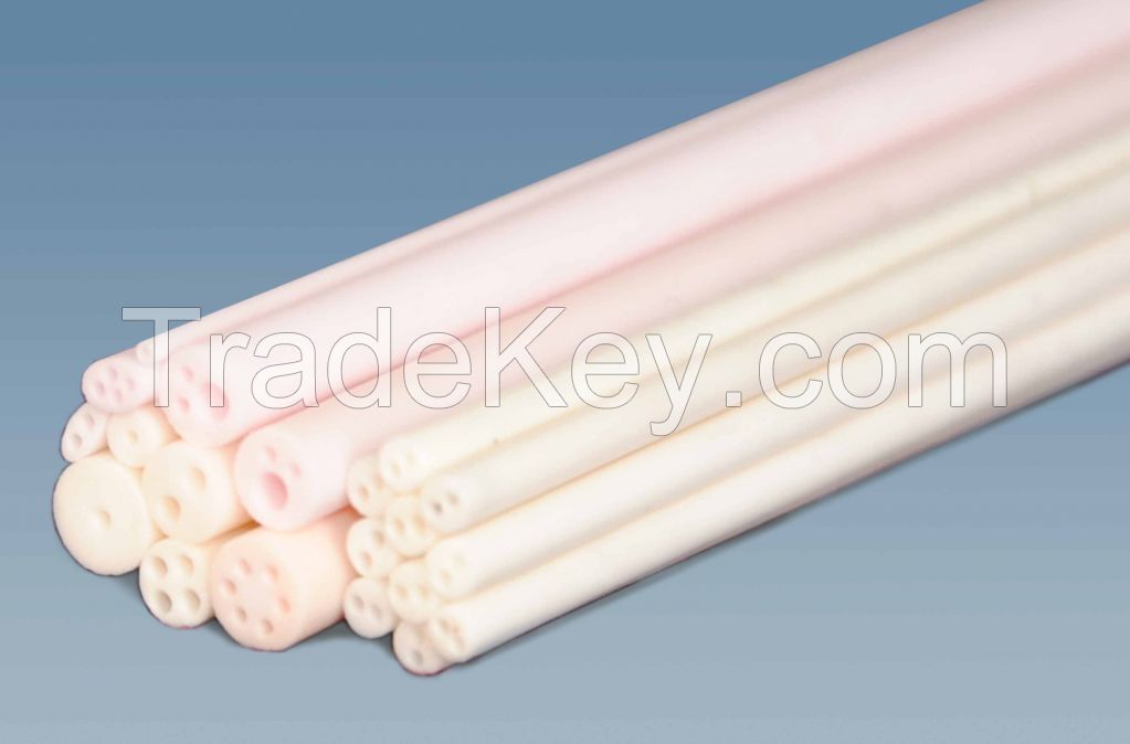 alumina ceramic Insulator Tubes 2 or 4 holes 